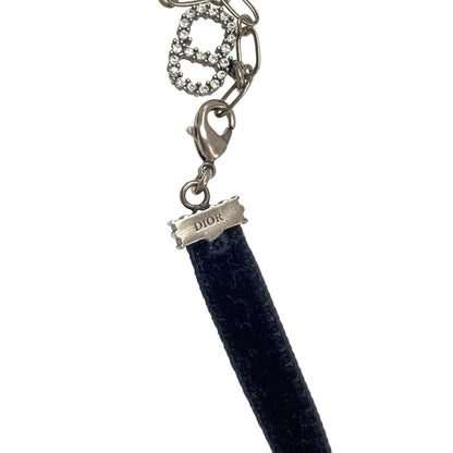 Dior Choker Velour Necklace — view 4