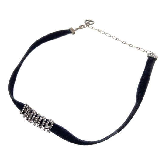 Dior Choker Velour Necklace