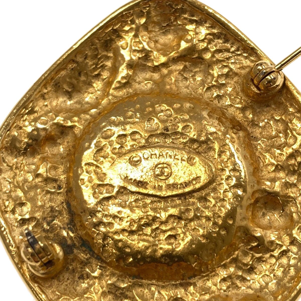 Chanel Faux Pearl Brooch Metal — view 4