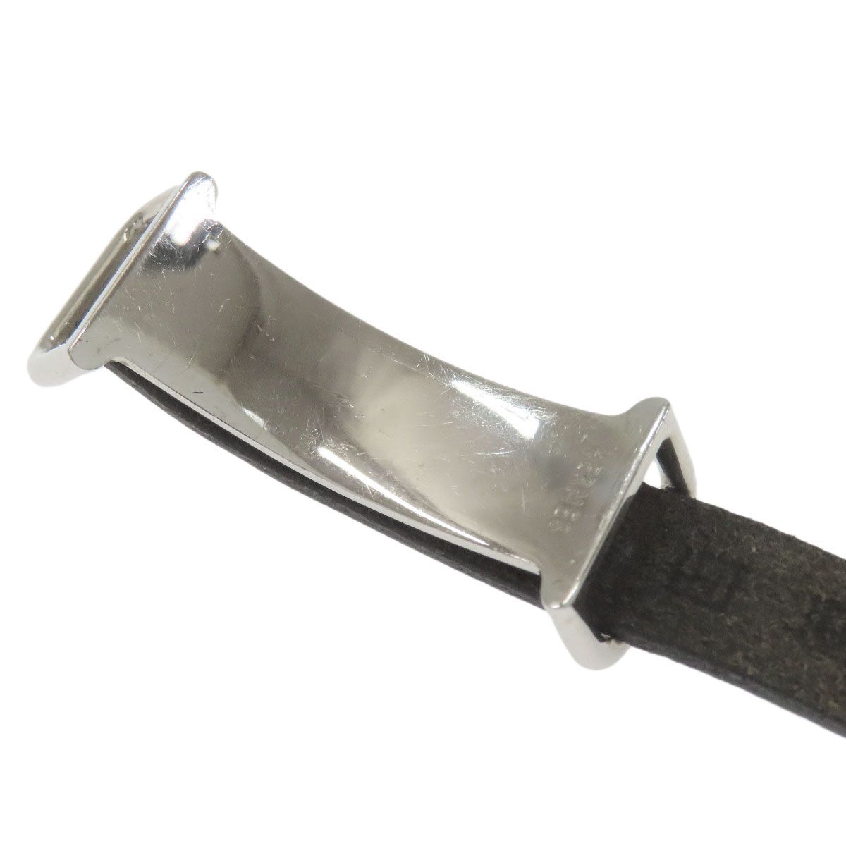 Hermes Hapi 2 Silver Bracelet Leather — view 7