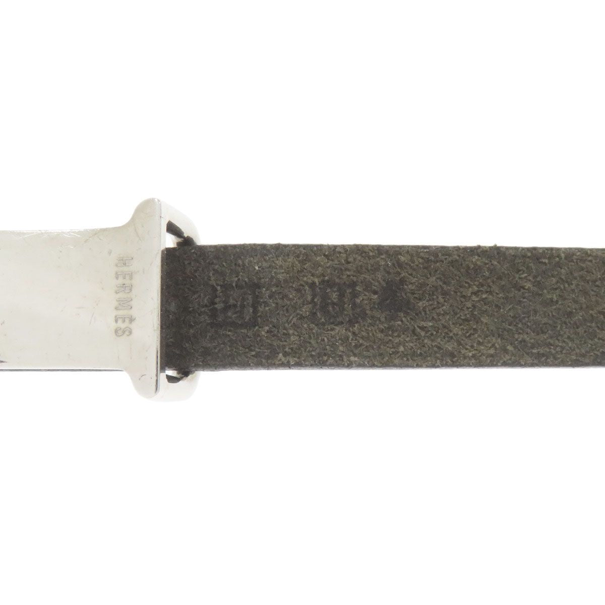 Hermes Hapi 2 Silver Bracelet Leather — view 5