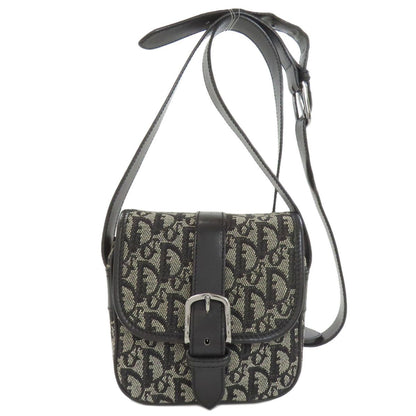 Dior Trotter Pattern Shoulder Bag Canvas