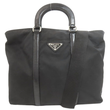 Prada 2-Way Logo Handbag Nylon