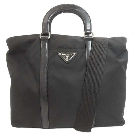 Prada 2-Way Logo Handbag Nylon