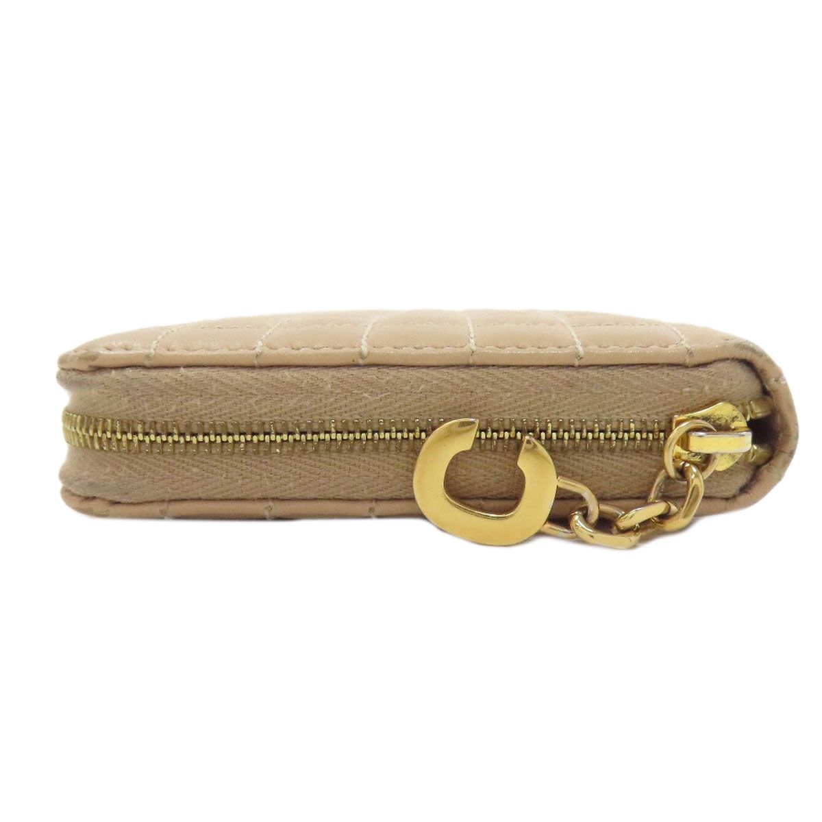 Celine Zip Around Quilted Wallet Leather — view 3
