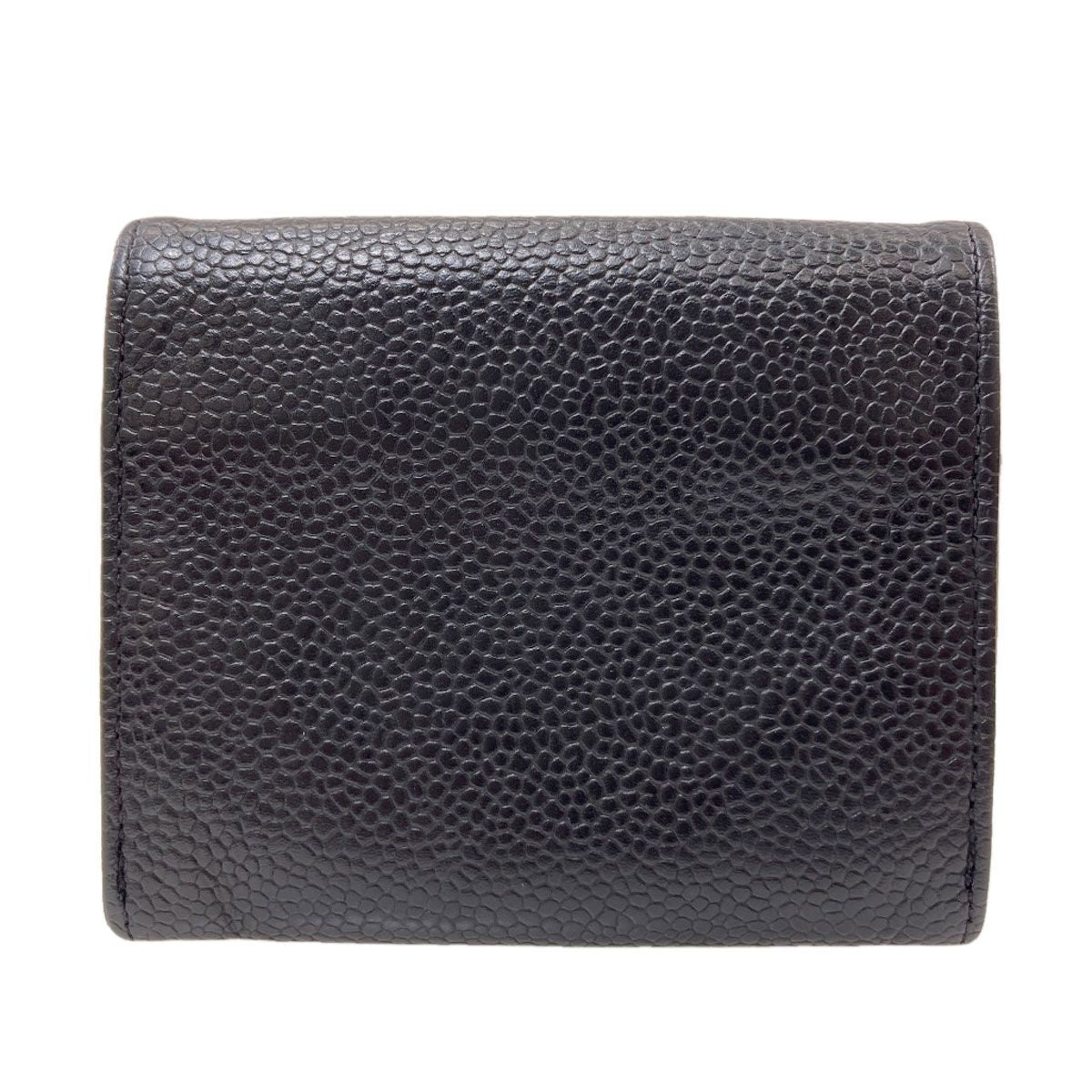 Chanel CC Logo Stitch Gold Coin Case Gray Calfskin — view 2