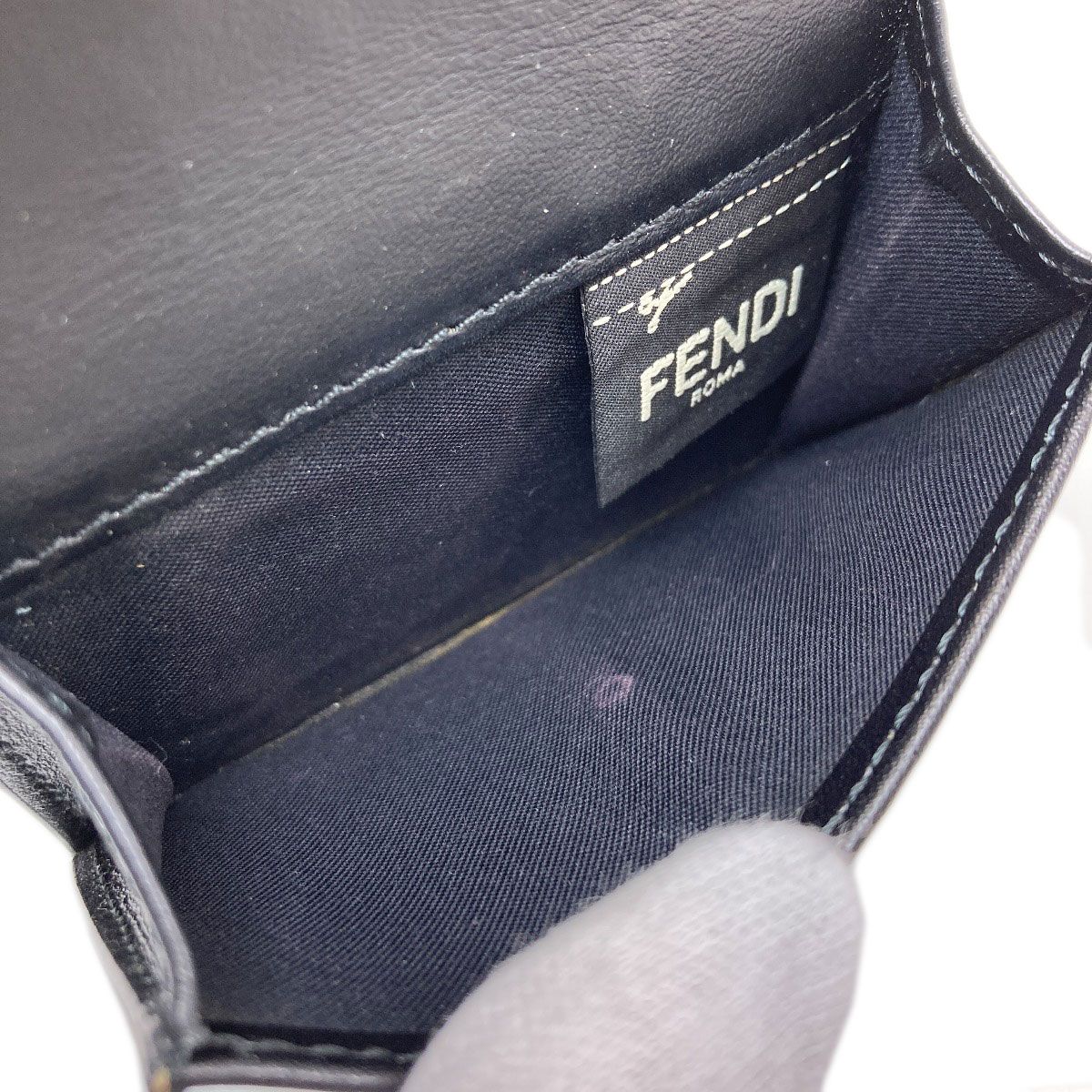 Fendi Is Micro Trifold Wallet Bifold Cafe — view 5