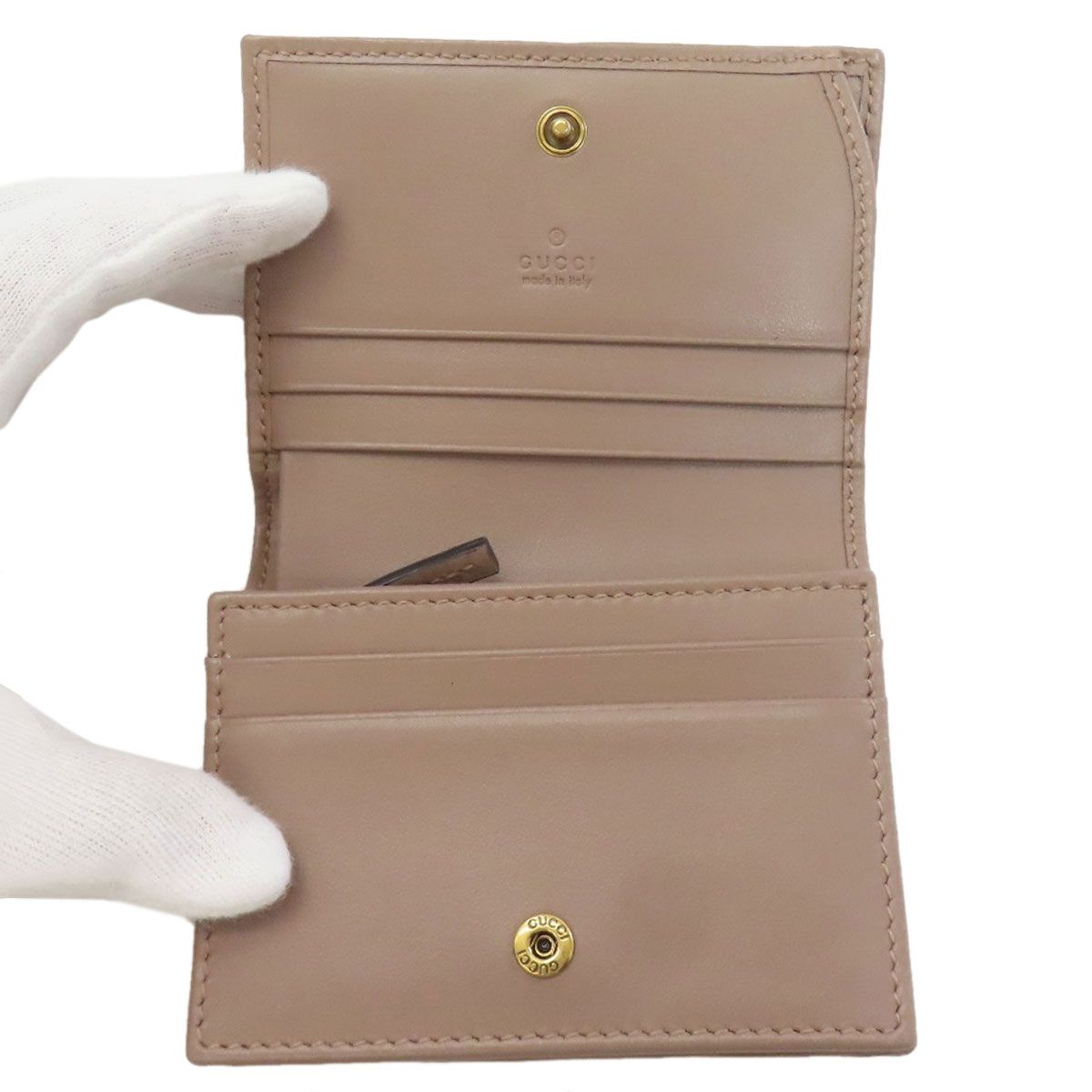 Gucci GG Marmont Double Bifold Wallet Leather — view 4