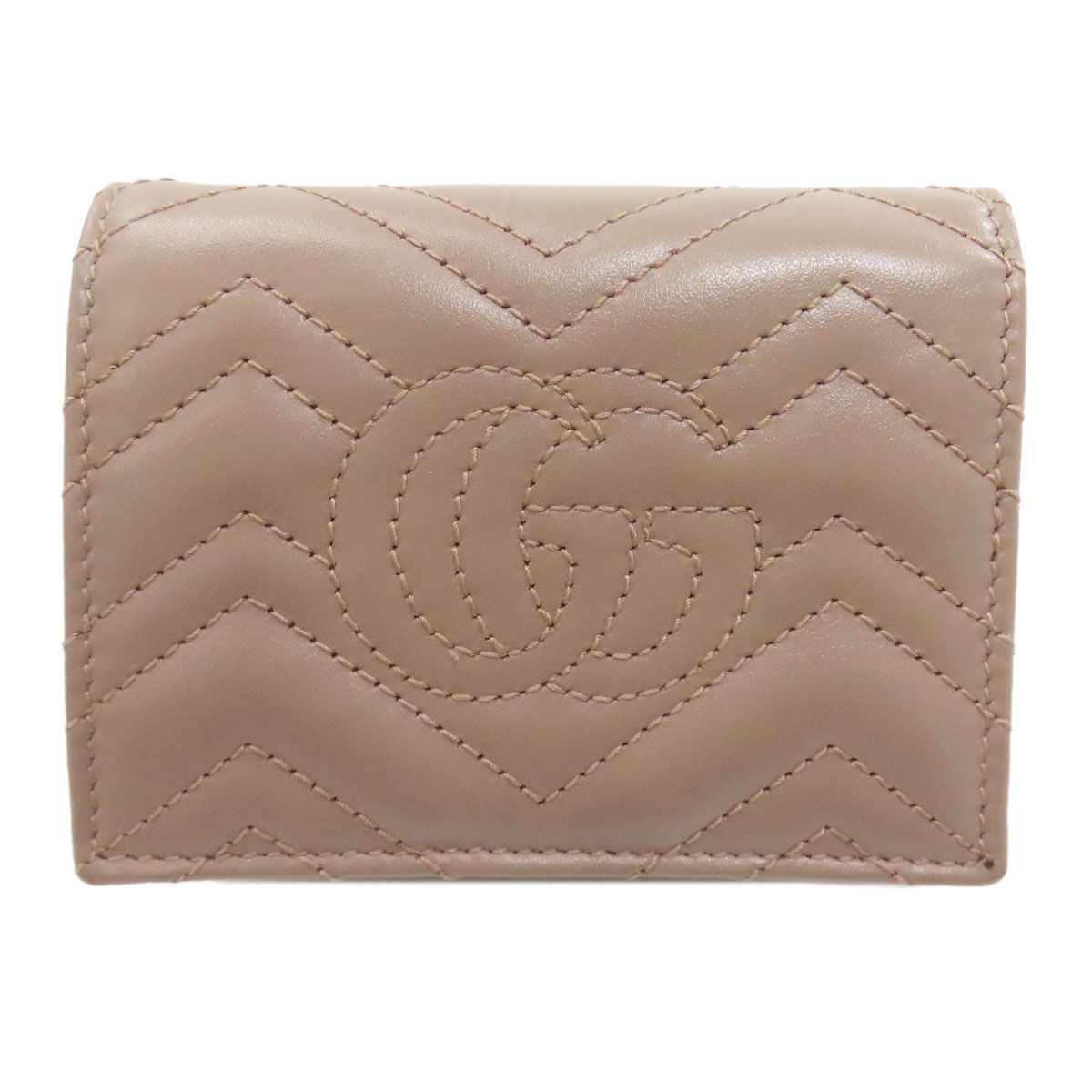 Gucci GG Marmont Double Bifold Wallet Leather — view 2