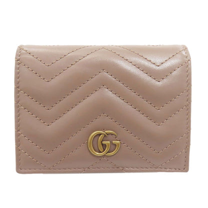 Gucci GG Marmont Double Bifold Wallet Leather