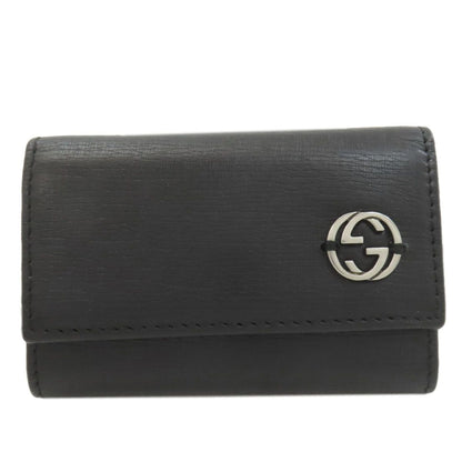 Gucci Interlocking Key Case Leather Key Holder