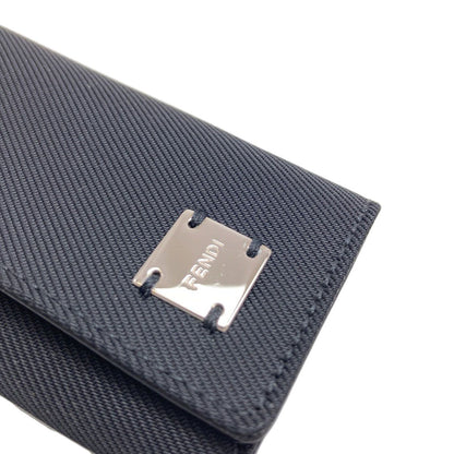 Fendi Logo Key Case Canvas Key Holder — view 9