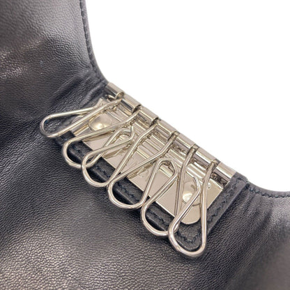 Fendi Logo Key Case Canvas Key Holder — view 5