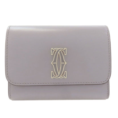Cartier Double C de Cartier Compact Wallet Bifold Leather