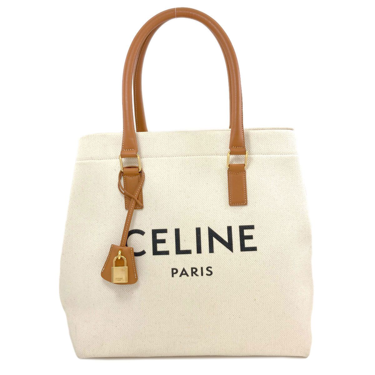 Celine Horizontal Cabas Handbag Canvas