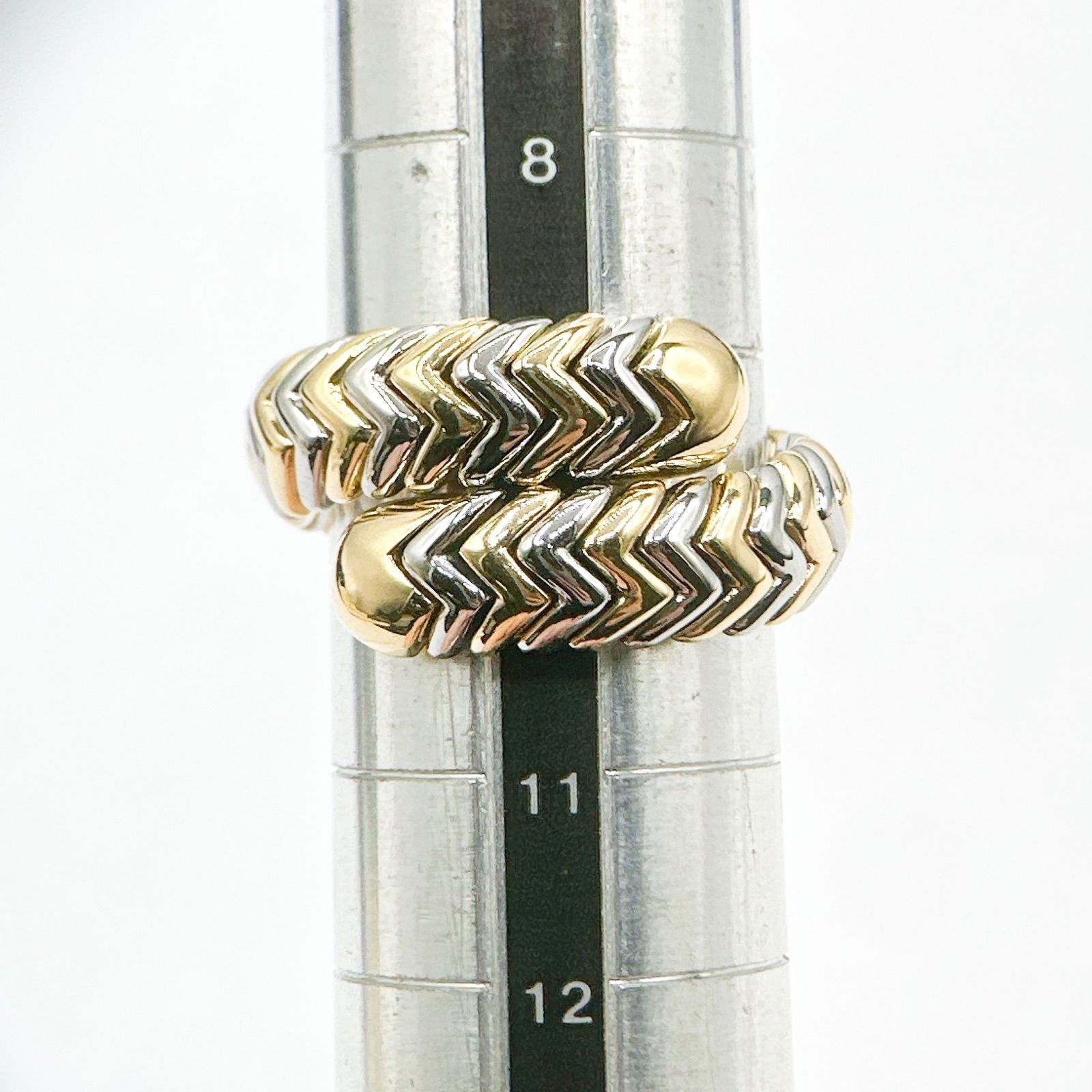 Bvlgari Serpenti White Gold Yellow Ring — view 7