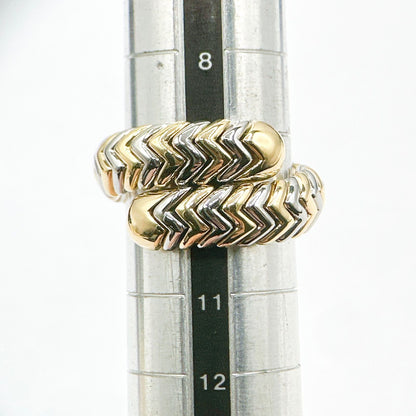 Bvlgari Serpenti White Gold Yellow Ring — view 7