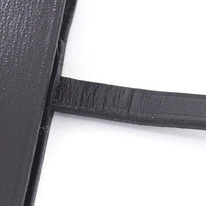 Hermes Leather Pen Case Black Calf Fountain Pen NIB Pen Wrap Belt Stationery — view 5