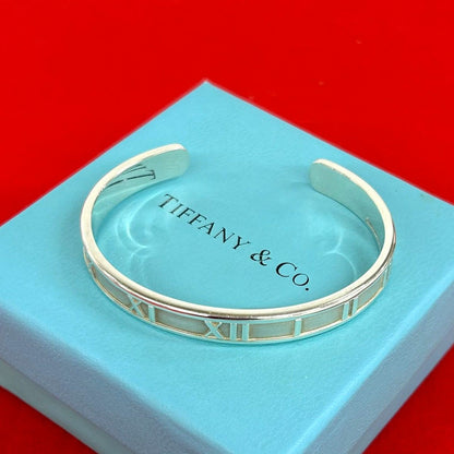 Tiffany & Co Atlas Bangle 925 Sterling Silver Bracelet