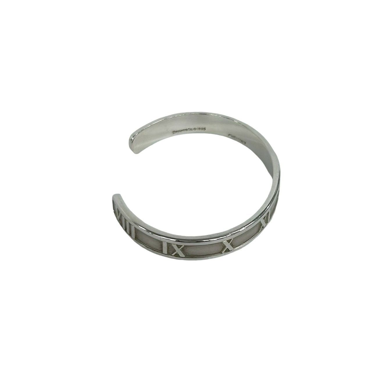 Tiffany & Co Atlas Bangle 925 Sterling Silver Bracelet — view 4