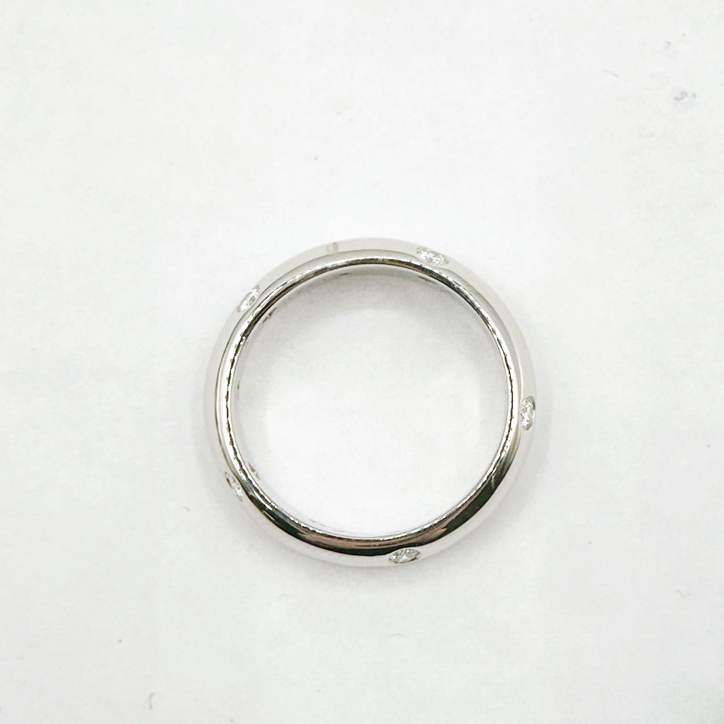 Tiffany & Co Dots Diamond Platinum Ring — view 6