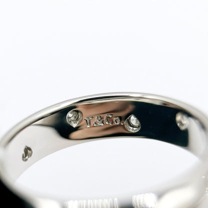 Tiffany & Co Dots Diamond Platinum Ring — view 5
