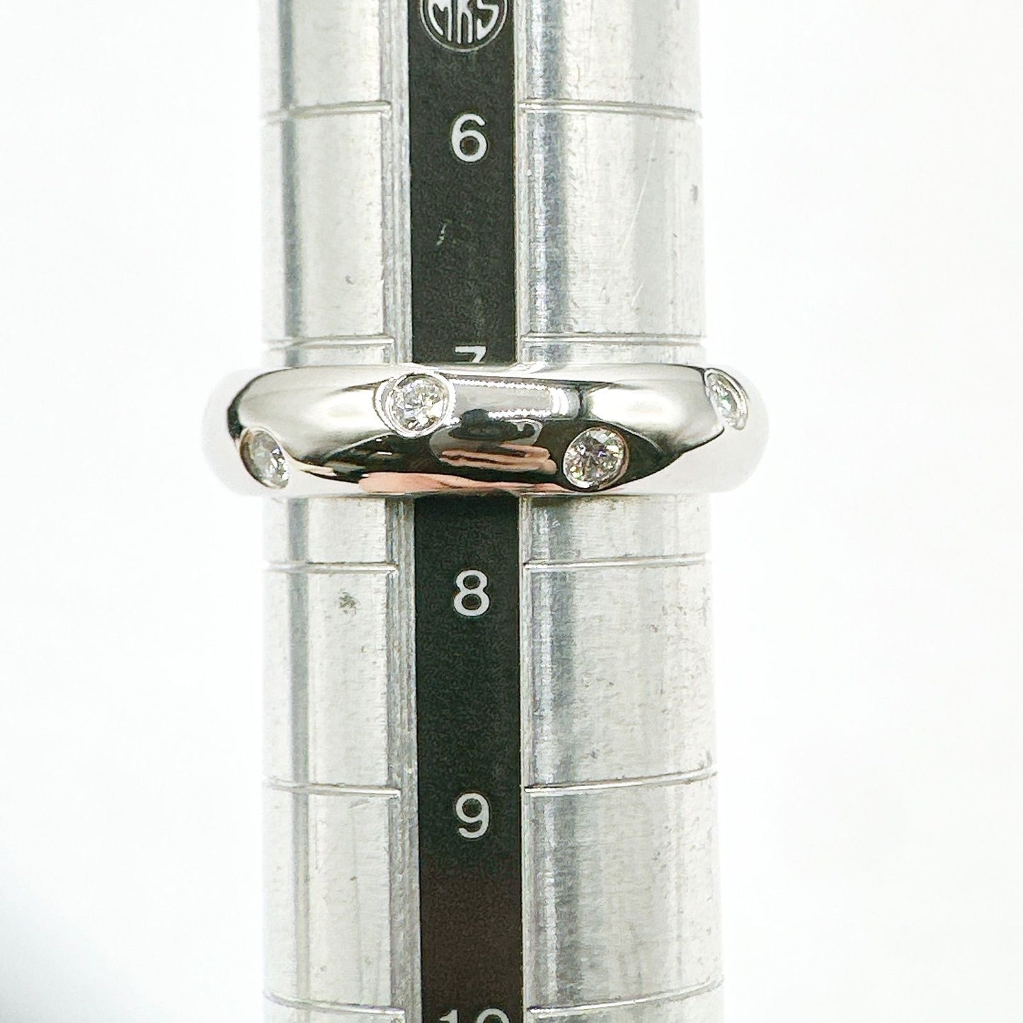 Tiffany & Co Dots Diamond Platinum Ring — view 7