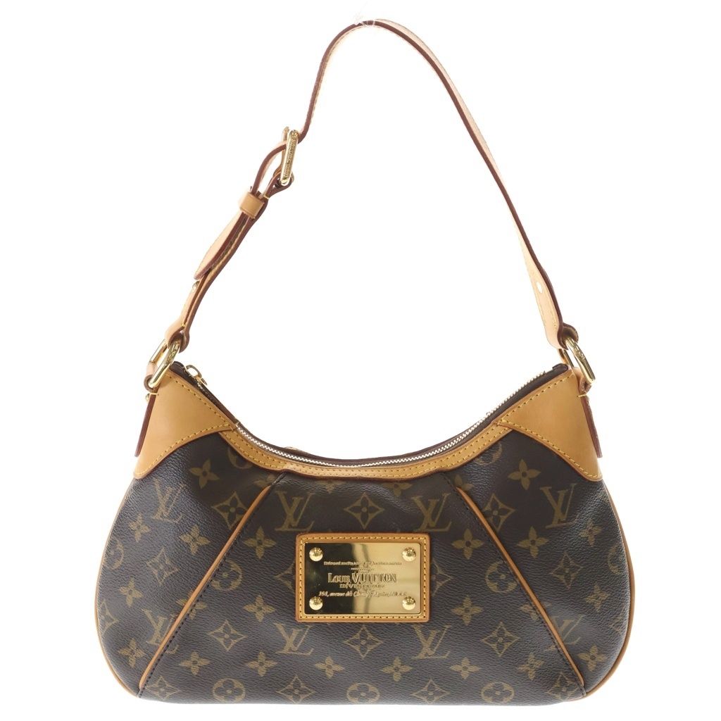 Louis Vuitton Monogram Thames PM Shoulder Bag Brown