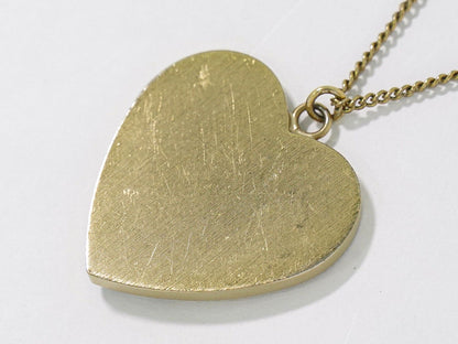 Chanel Coco Mademoiselle Heart Faux Pearl Necklace Pendant Gold Plated Ivory — view 5