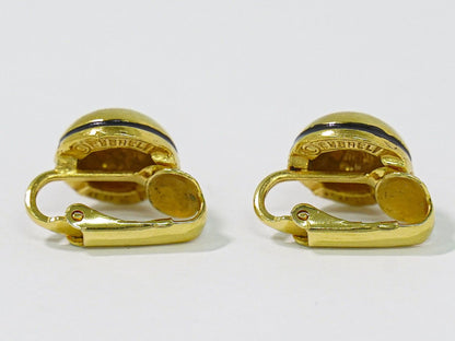 Chanel CC Logo Earrings Gold Plated — view 2