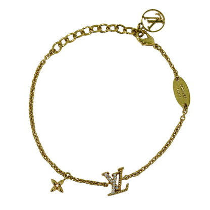 Louis Vuitton Bracelet LV Iconic Rhinestone Gold Plated