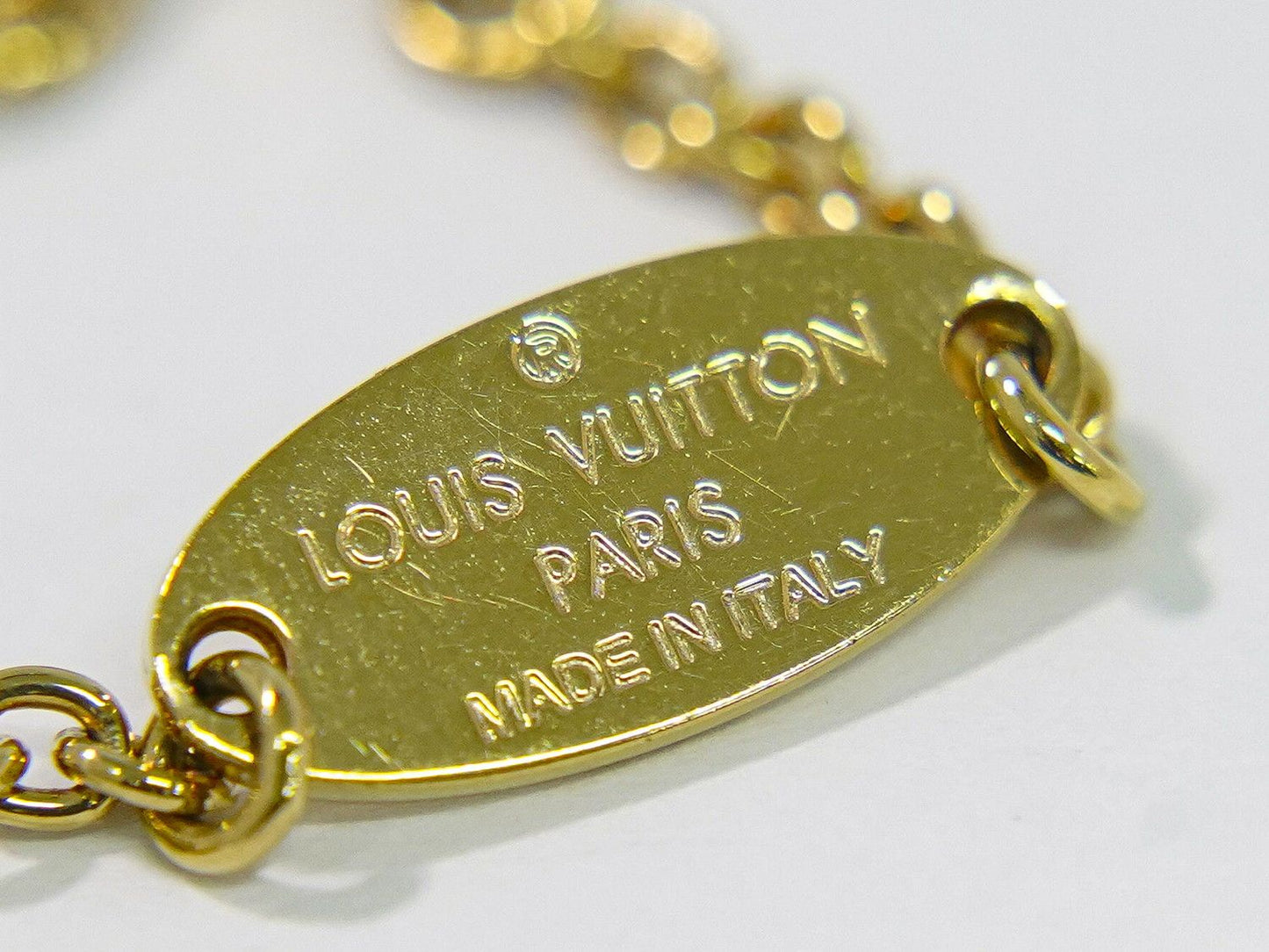 Louis Vuitton Bracelet LV Iconic Rhinestone Gold Plated — view 8