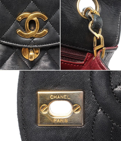 Chanel Chain Shoulder Bag Single Lambskin Gold 0 Quilted — view 7