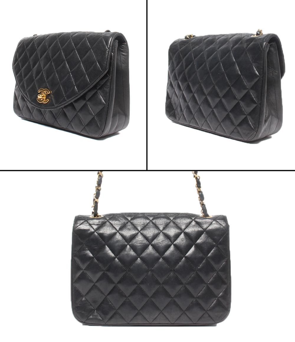 Chanel Chain Shoulder Bag Single Lambskin Gold 0 Quilted — view 2