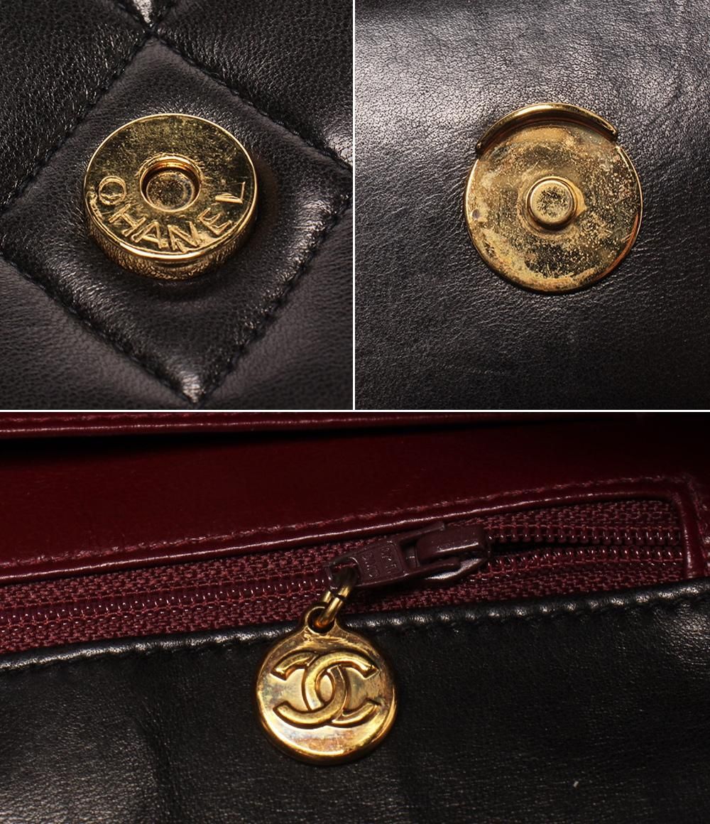 Chanel Shoulder Bag Lambskin CC Logo Gold Crossbody Quilted — view 8