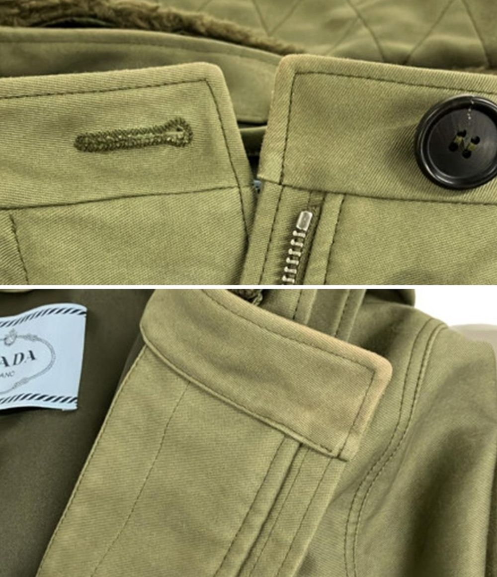 Prada Bomber Jacket with Boa Liner 40 — view 7