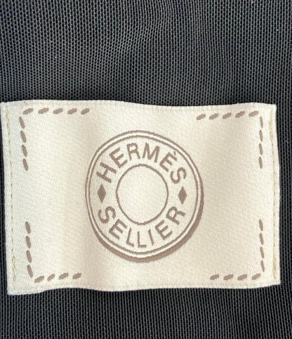 Hermes Jacket Hooded Zip Up Navy — view 3