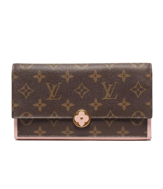 Louis Vuitton Wallet Portefeuille Floral Monogram