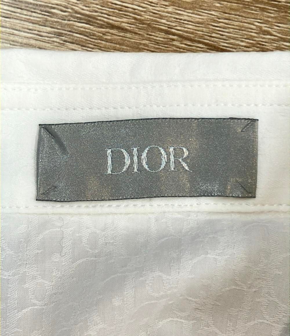 Dior Dio Long Sleeve Shirt Cotton All Over Pattern Top 38 — view 3
