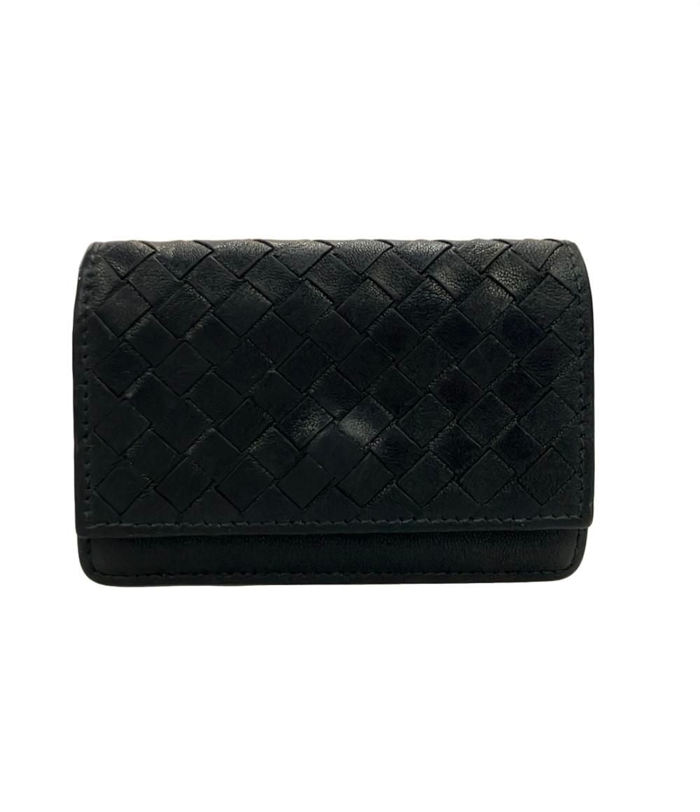 Bottega Veneta Card Case Leather Intrecciato