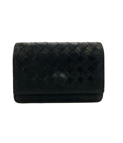 Bottega Veneta Card Case Leather Intrecciato