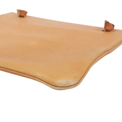 Hermes Aline Leather Beige Shoulder Bag Gold — view 4