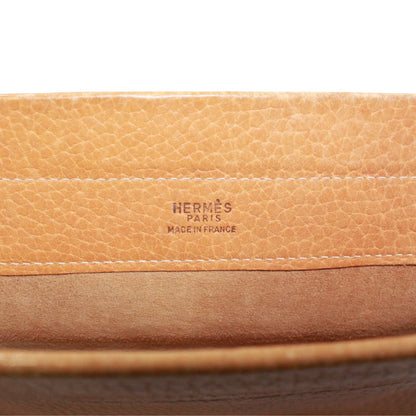 Hermes Aline Leather Beige Shoulder Bag Gold — view 7