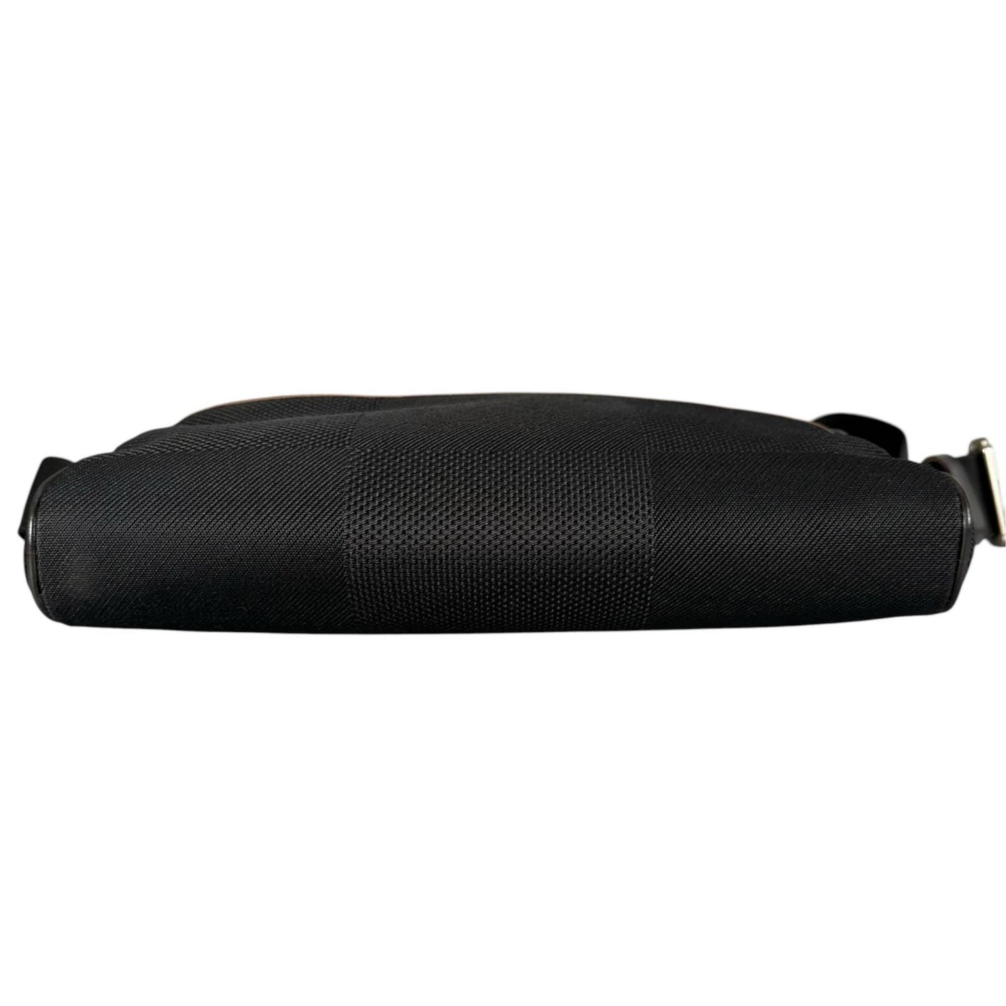 Louis Vuitton Acrobat Damier Geant Noir Leather Nylon Black Belt Bag Silver — view 3