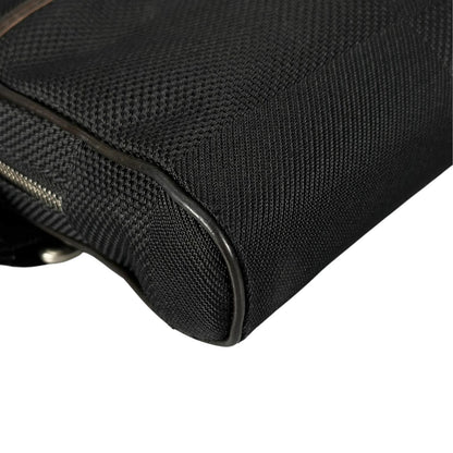 Louis Vuitton Acrobat Damier Geant Noir Leather Nylon Black Belt Bag Silver — view 6