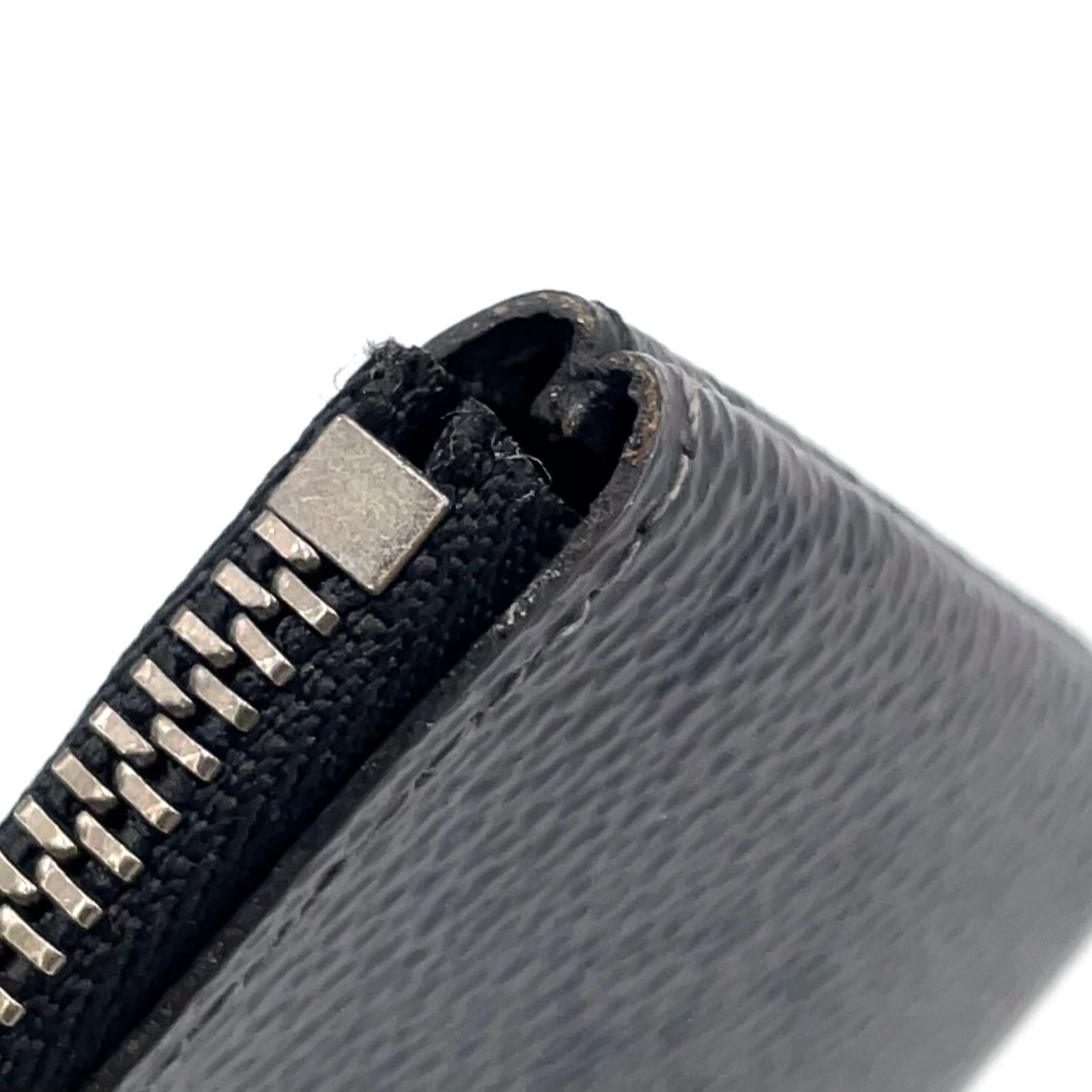 Louis Vuitton Pochette Cles Coin Case Gray Black Pouch Silver — view 6