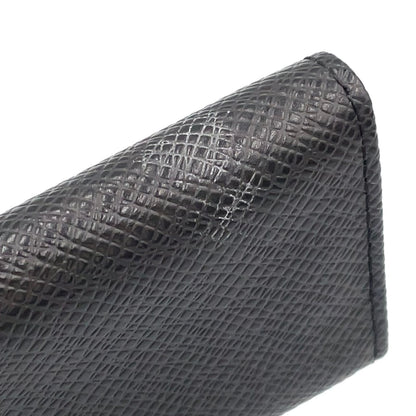 Louis Vuitton Multicles 4 Taiga Ardoise Leather Black 4 Key Case Silver — view 8