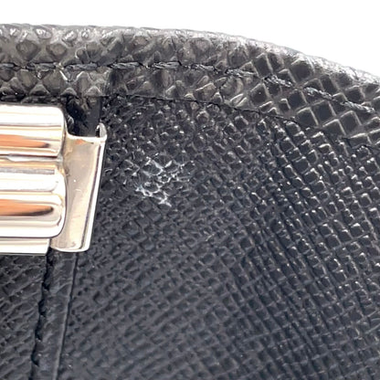 Louis Vuitton Multicles 4 Taiga Ardoise Leather Black 4 Key Case Silver — view 6