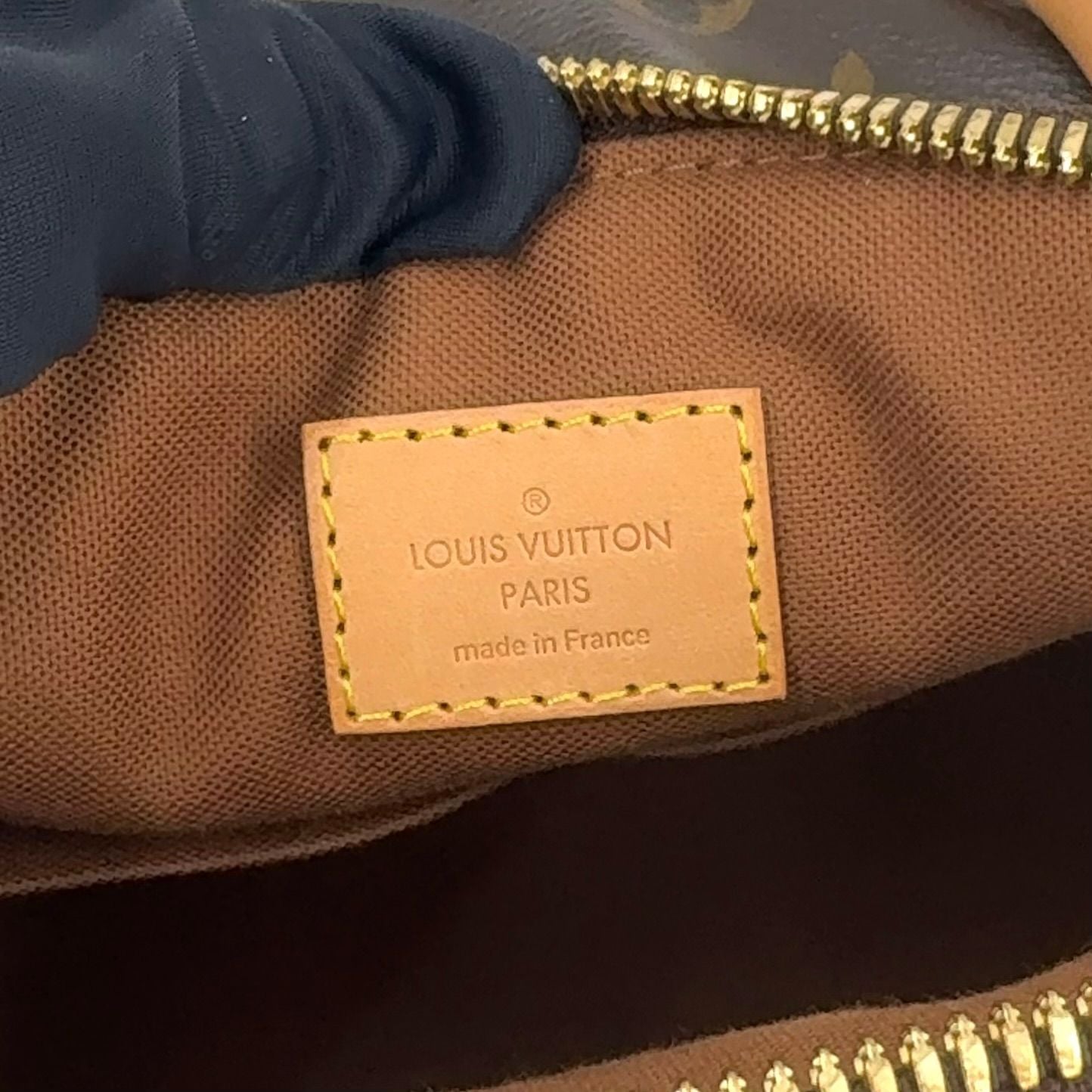 Louis Vuitton Tivoli PM Monogram Leather Brown Handbag Gold — view 4