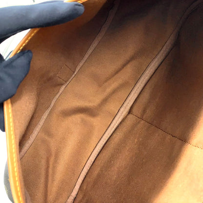 Louis Vuitton Saumur 35 Monogram Leather Brown Shoulder Bag Gold — view 5